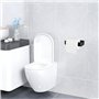 Support Papier Toilette Fixation Murale ou Auto Adhésif