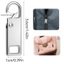 Métal Zipper Pull amovible
