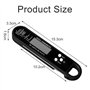 NXPUXP Termometre Cuiso,Thermometre Cuisson Lecture Instantané,3s Lecture instantané Thermometre Cuisson,Sonde Pliable Adaptée A