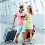 ISIYINER Étiquette de Bagage Mr and Mrs Étiquettes d'identification de Valise Luggage Tags avec Sangle à Boucle pour Honeymoon V