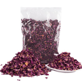 100g Confettis de Pétales Rose Paquets de Confettis de Mariage Naturels Fleurs Séchées Confettis Pétales pour Décoration de Mari