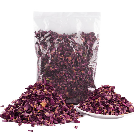100g Confettis de Pétales Rose Paquets de Confettis de Mariage Naturels Fleurs Séchées Confettis Pétales pour Décoration de Mari