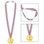 Pllieay 48 Pièces Médailles Enfants Médailles Or en Plastique pour Compétition, Thème Sport Day, Récompenses