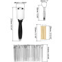 QWORK® 27 pièces kit Outils de estampes pour Sculpture du Cuir, Tampon en Cuir, Tampon de Dessin, Marteau en Nylon et Couteau à 