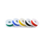 QWORK® Kit de Fil Électrique Flexible - 22 AWG 0.32mm² 5 Coloris (10 Mètre Chacun) - Fil Cuivre Étamé Solide avec Isolation en S