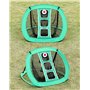QWORK® Filet de Pratique de Golf, Golf Filet Practice Entrainement, avec 2 Tapis de Golf et 12 balles d'entraînement et Accessoi