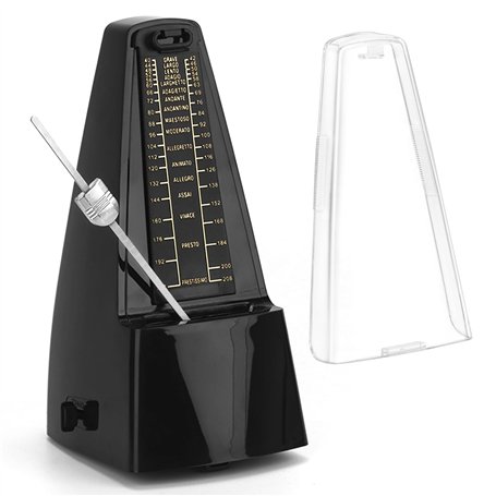 QWORK® métronome mécanique avec cloche