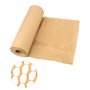 QWORK® 30 cm x 50 m Papier nid d'abeille, 80 g/㎡, papier emballage, Alternative au film à bulles, pour emballer des cadeaux et d