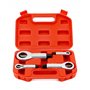 QWORK® 4 Pièces casse écrous avec étui de rangement, Ensemble répartiteur d'écrou pour enlever les écrous endommagés, 9–12 mm/12