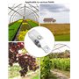 QWORK® Lot de 40 tendeur grillage 90 mm pour clôture, jardinage, fermes