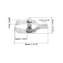 QWORK® Lot de 40 tendeur grillage 90 mm pour clôture, jardinage, fermes
