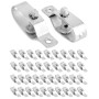 QWORK® Lot de 40 tendeur grillage 90 mm pour clôture, jardinage, fermes