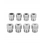 QWORK® Lot de 100 Badge Personnalisable 58mm