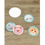 Badges Vierges en Métal avec des Épingles pour Machine à Boutons