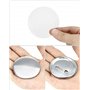 QWORK® Lot de 100 Badge Personnalisable 58mm, Badges Vierges en Métal avec des Épingles pour Machine à Boutons