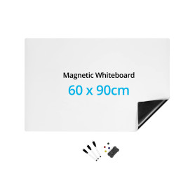 QWORK® 60 x 90 cm tableau blanc