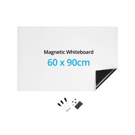 QWORK® 60 x 90 cm tableau blanc