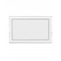 QWORK® 100PCS Porte Badge Horizontal avec Épingle et Clip - en PVC Transparent - 90mm x 56mm