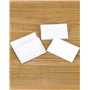 QWORK® 100PCS Porte Badge Horizontal avec Épingle et Clip - en PVC Transparent - 90mm x 56mm