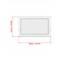 QWORK® 100PCS Porte Badge Horizontal avec Épingle et Clip - en PVC Transparent - 90mm x 56mm