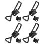 QWORK® 4 pièces. Loquet a Bascule en Acier au Carbon