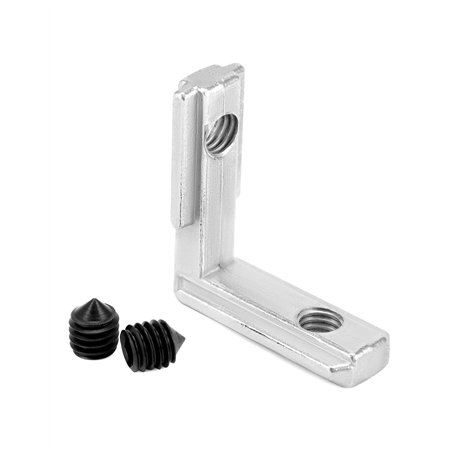 QWORK® 50 Pièces Équerre d'angle à fente en T
