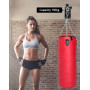 QWORK® Support Sac de Frappe en Acier Massif, Réglable 43-63 cm Capacité de Charge 150 kg