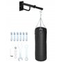 QWORK® Support Sac de Frappe en Acier Massif, Réglable 43-63 cm Capacité de Charge 150 kg