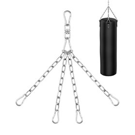 QWORK® Chaîne de suspension à 4 brins pour sac de boxe