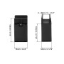 pour Pieds de Meubles carrés ou Droits jusqu'à 38 mm de Large