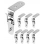 QWORK® 8 Pièces Fermoir a Levier de 72 mm en Acier Galvanisé
