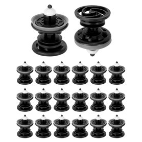 QWORK® 20 Pièces Clips de Fixation de Porte de Voiture Panneau de Porte Automatique Clips