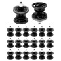 QWORK® 20 Pièces Clips de Fixation de Porte de Voiture Panneau de Porte Automatique Clips