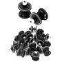 QWORK® 20 Pièces Clips de Fixation de Porte de Voiture Panneau de Porte Automatique Clips, avec Anneau Scellé en Caoutchouc Clip