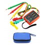 QWORK® Testeur de séquence pour 3 phases, 60V~600V AC, 20-400 Hz, avec testeur de buzzer et pinces crocodile