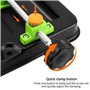QWORK® Support de Meuleuse d'angle Multifonctionnel, pour meuleuses d'angle 100 mm, 115 mm, 125 mm
