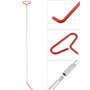 QWORK® Kit d'outils de Voiture Professional, Trousse de Premiers Secours de Voiture de 17 pièces pour Le déverrouillage et Les m