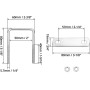 U-Bolts 80 x 50 mm