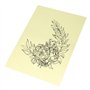 QWORK® 5pcs Peau Synthétique Tatouage 20cm x 30cm x 3mm, Fausse Peau Double Face pour Pratique de Tatouage