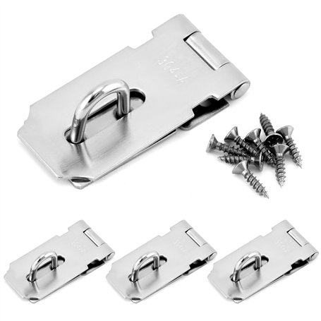 QWORK® 4 Pièces Loquets et Verrous de Portes