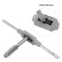 QWORK® 16 pièces jeu de tarauds et forets professionnels, jeu de tarauds M3-M12, 7 forets hélicoïdaux HSS 2.5-10.2 mm, cléà tara