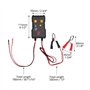 QWORK® Testeur d'injecteur Automatique 12 V avec 4 Modes d'impulsion, Ensemble de testeur de Nettoyeur d'injecteur de Carburant