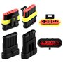 QWORK® 708 pièces voiture étanche connecteur électrique, connecteur de câble automobile 1/2/3/4/5/6 broches, pour voiture, camio