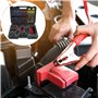 QWORK® 92 Pièces Fils de Test Multimètre Kit, Multifonctionnel Diagnostic Kit de Circuit Automobile avec Pinces Crocodile, Sonde