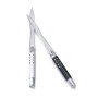 QWORK® 2PCS Ouvre Lettre Élégant, Coupe Papier en Fer et Acier -16 cm - Argente et Noir