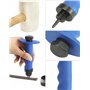 QWORK® 14 pièces Jeu de pointeaux 5-35 mm, jeu de poinçons en cuir, outil de perforation