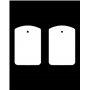 QWORK 2PCS Support Telecommande Mural avec Adhésive et Vis, pour Climatisation et TV, Taille intérieure : 63 mm x 30 mm x 100 mm