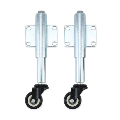 QWORK® 2Pcs Roulette Roulant avec Ressort