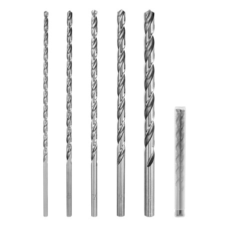 QWORK® 5pcs Foret Hélicoïdal HSS