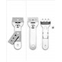 QWORK® Grattoir en INOX, Idéal pour Nettoyer les Plaques en Vitrocéramique et Induction, 20 Lames de Rechange Incluses